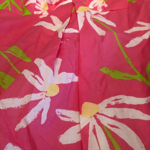 Lilly Pulitzer strapless dress. Size 6. Bright pink. - Picture 2 of 4